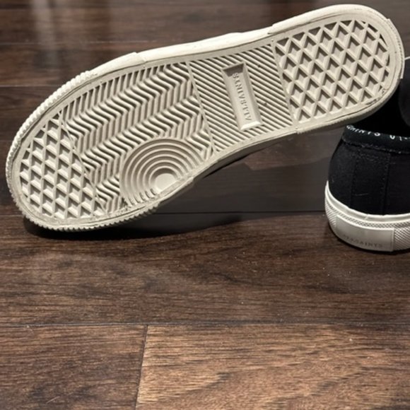ALLSAINTS Manny_Black Slip On Men's US 9 EU42 sneakers fit on small side - Picture 10 of 10